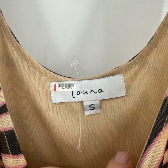 Louna Mesh Animal Tiger Print Sleeveless Women Small Mobwife Cocktail Modo Dress - Picture 6 of 9